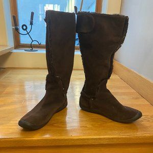 Nike Lab G Series Knee High Brown Suede Boot, Size 9